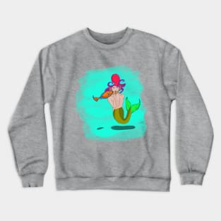 Mermaid man Crewneck Sweatshirt